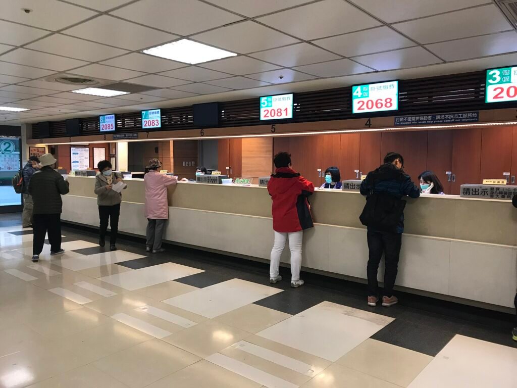 Registry and Cashier Counters, 1st Floor, TCGMH, where families settle the final bill