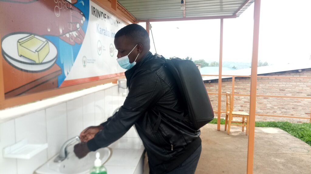 Hand washing area, hand hygiene, one of the simplest infection-control checks