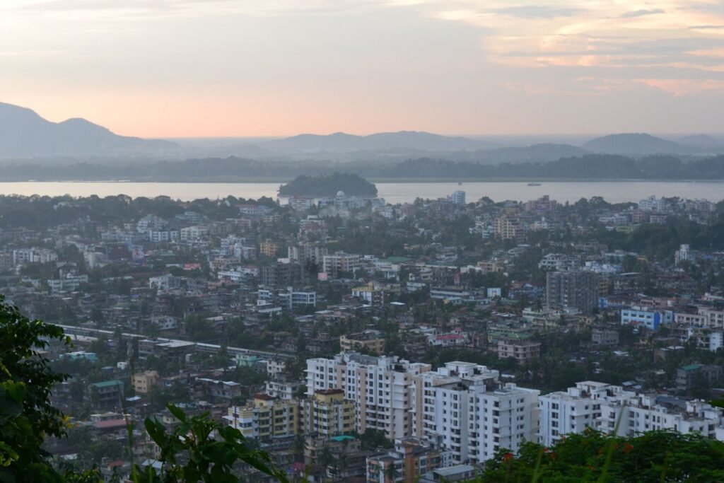 Guwahati-city-01, the largest city in Assam