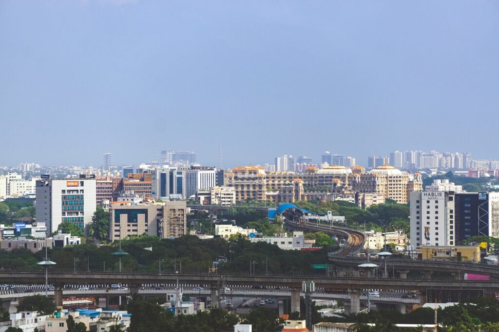 Chennai-Skyline-from-Mount, the city many families travel to for treatment