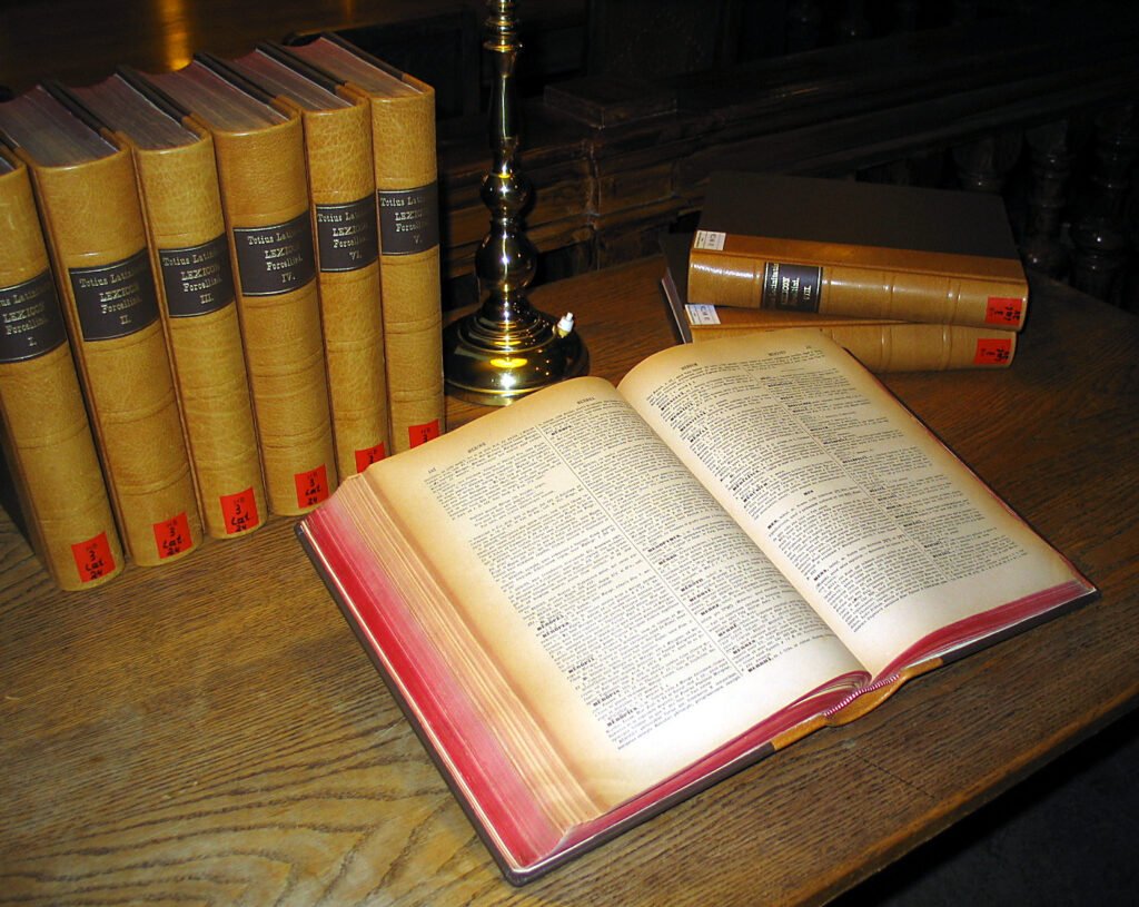 Latin dictionary, a reminder that medical documents often need careful translation