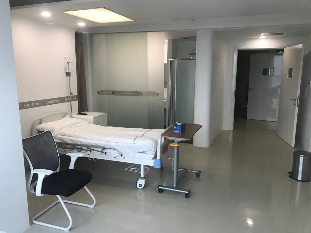 Sanfine International Hospital Ward 01, the kind of hospital room included in a treatment package