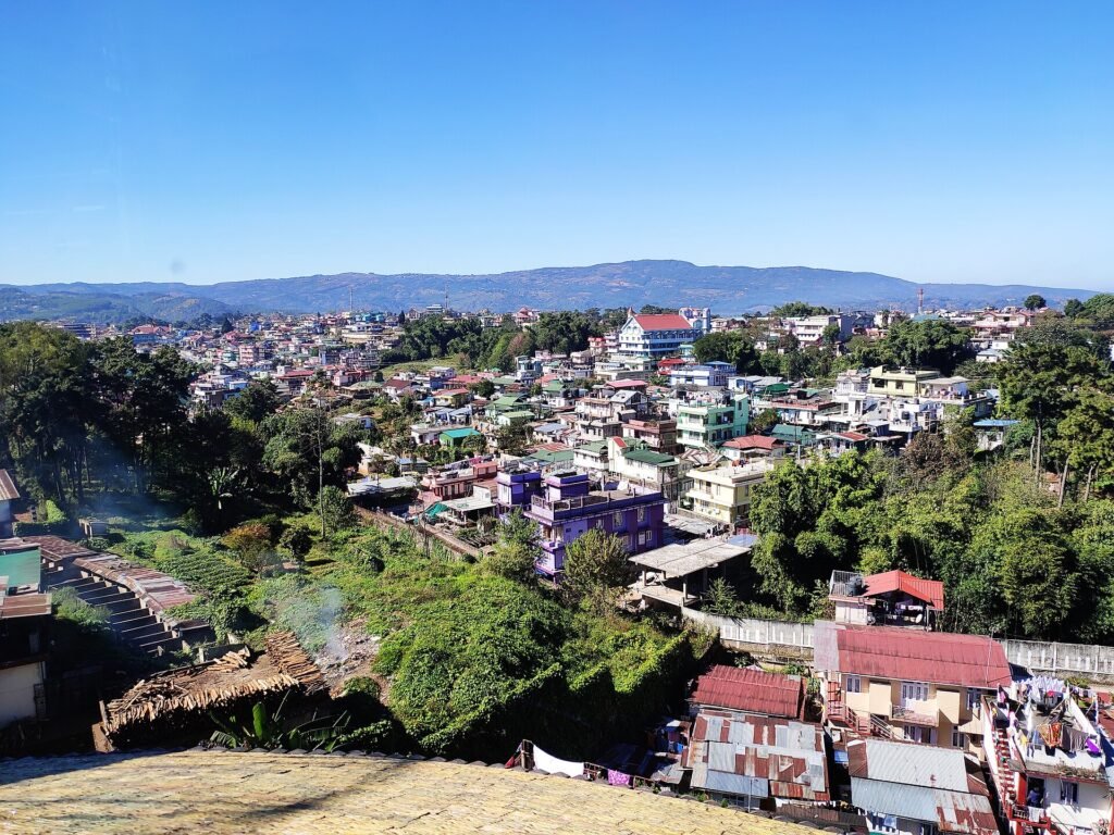 Shillong City View, the capital of Meghalaya