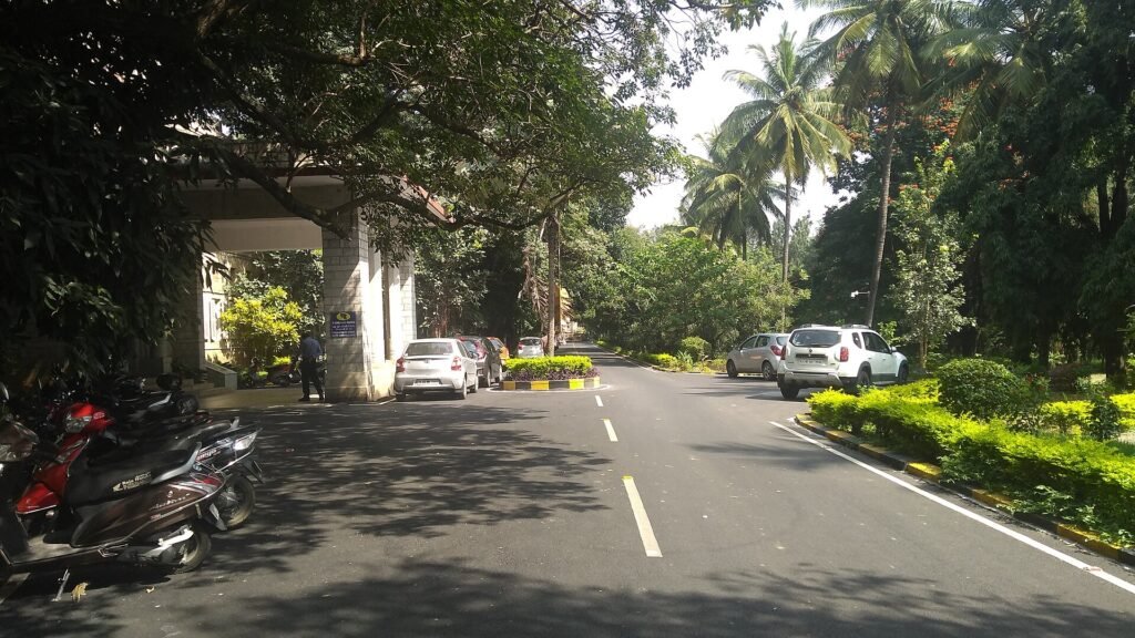 Bangalore, NIMHANS campus. National Institute of Mental Health and Neurosciences, the NIMHANS campus in Bangalore
