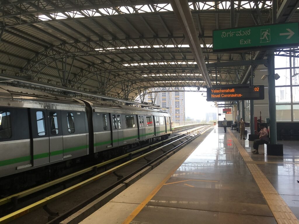 Dasarahalli metro station, Bangalore Metro, useful for families staying further from the hospital