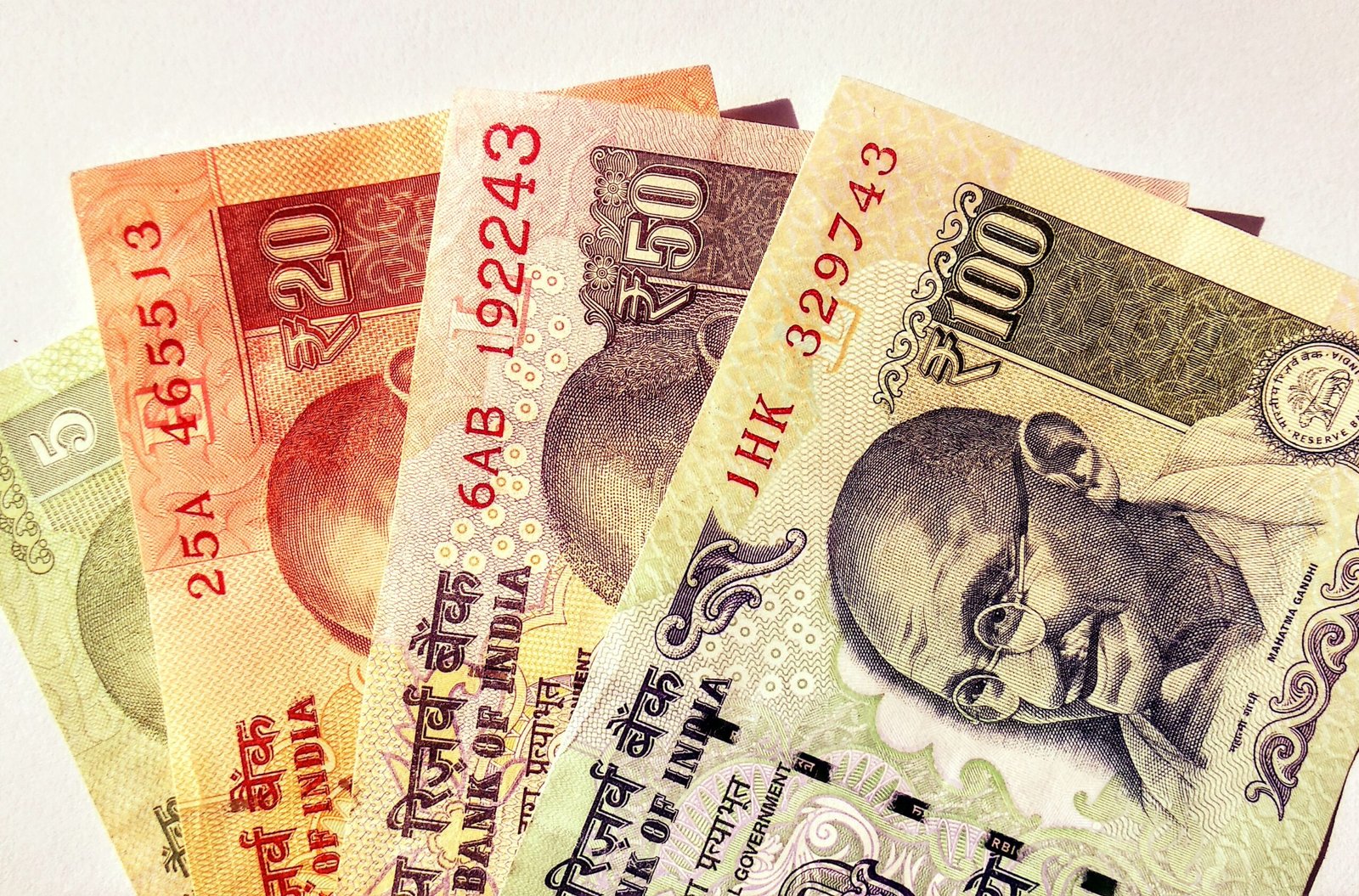 Indian rupee banknotes