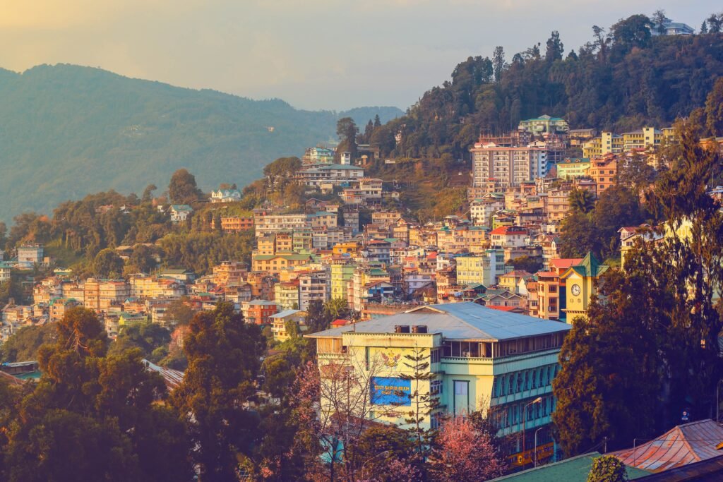 Gangtok, Sikkim at sunset