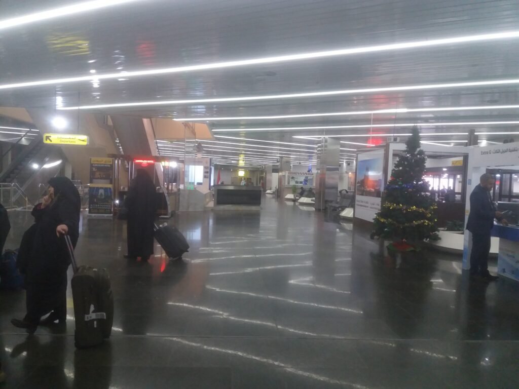 Baghdad International Airport, where many Iraqi patients begin their journey to India