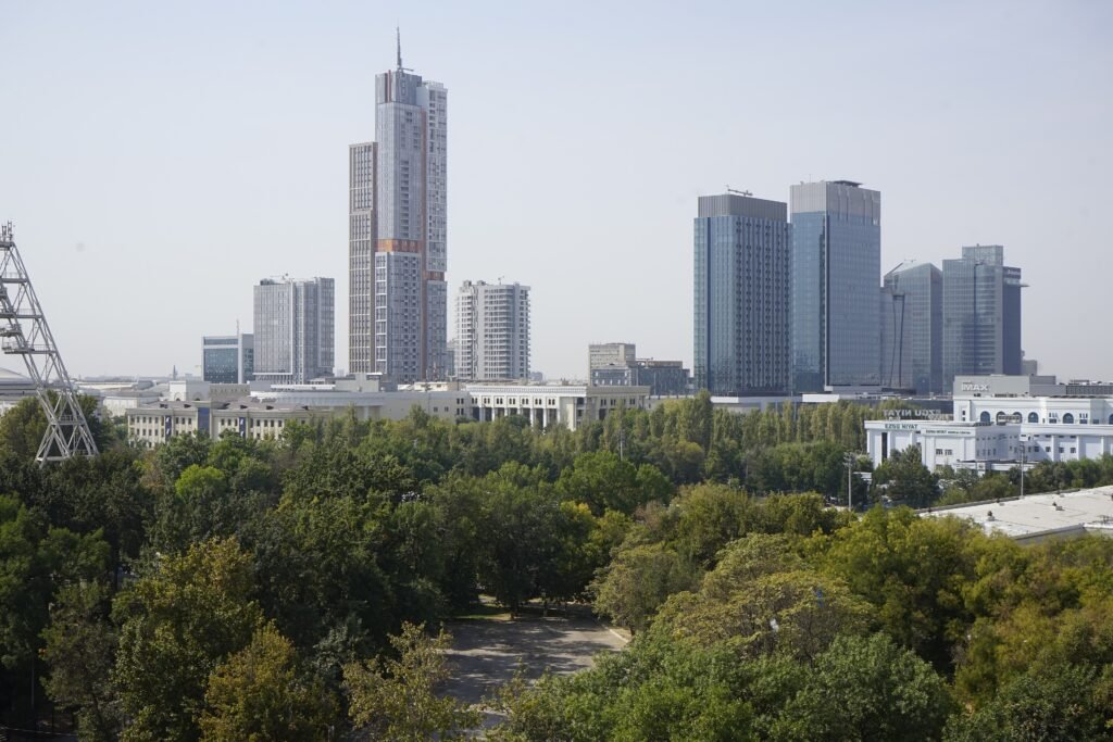 Tashkent City business district in Tashkent, Uzbekistan