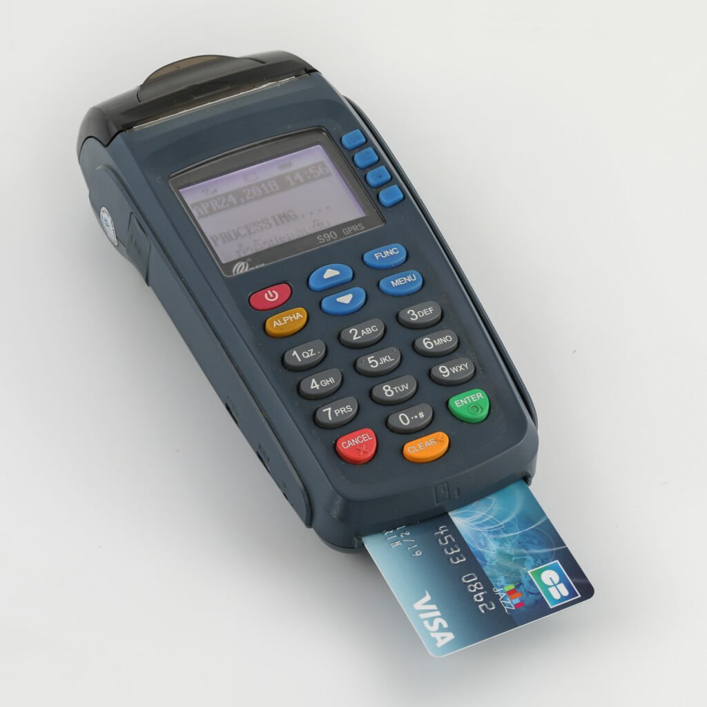 Card payment terminal processing an international card payment